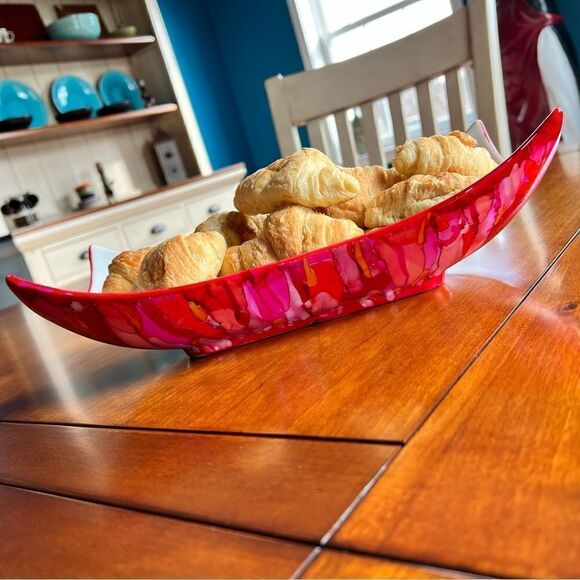 HANDCRAFTED Porcelain Serving Bowl/Platter - Picture 11 of 13